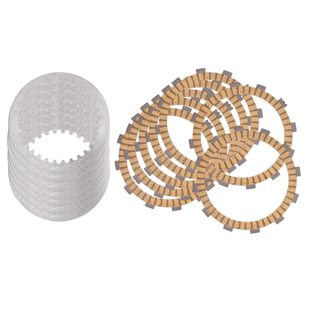 AHL 15pcs Motorcycle Clutch Plate Clutch Friction Plate Kit 22U-16321-00-00 Application: Yamaha XV1000 Virago