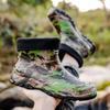 rain boots warm waterproof shoes shoes wear-resistant non-slip lightweight solid color large size boots rain shoes short tube casual waterproof