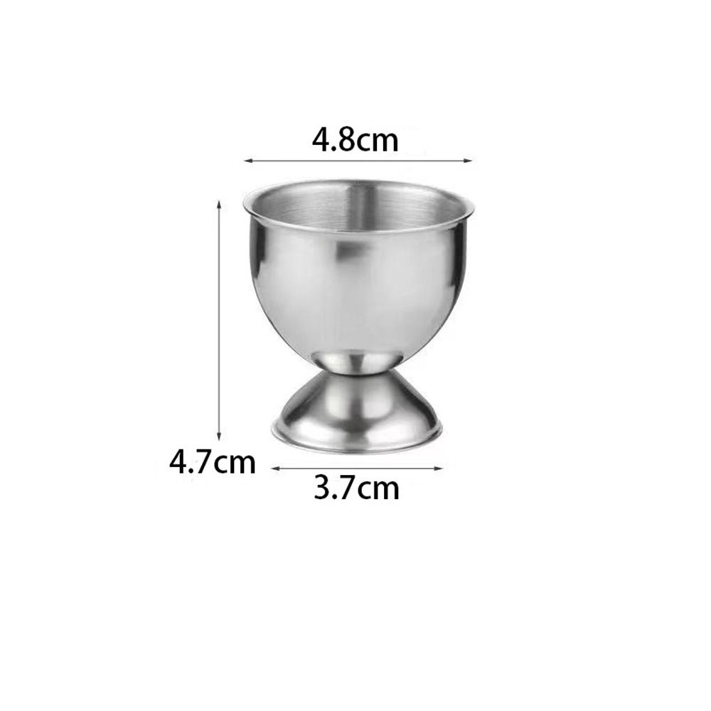 4Pcs Multipurpose Stainless Steel Boiled Egg Cups Portable Convenient Stand Rack Eggs Poach Eggs Holder Kitchen Tools