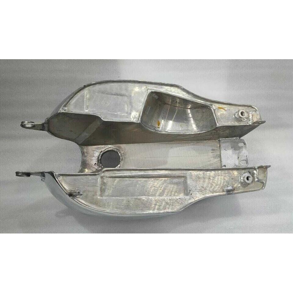Vincent HRD Alloy Aluminum Polished Petrol Gas Tank With Knee Cushions Ident