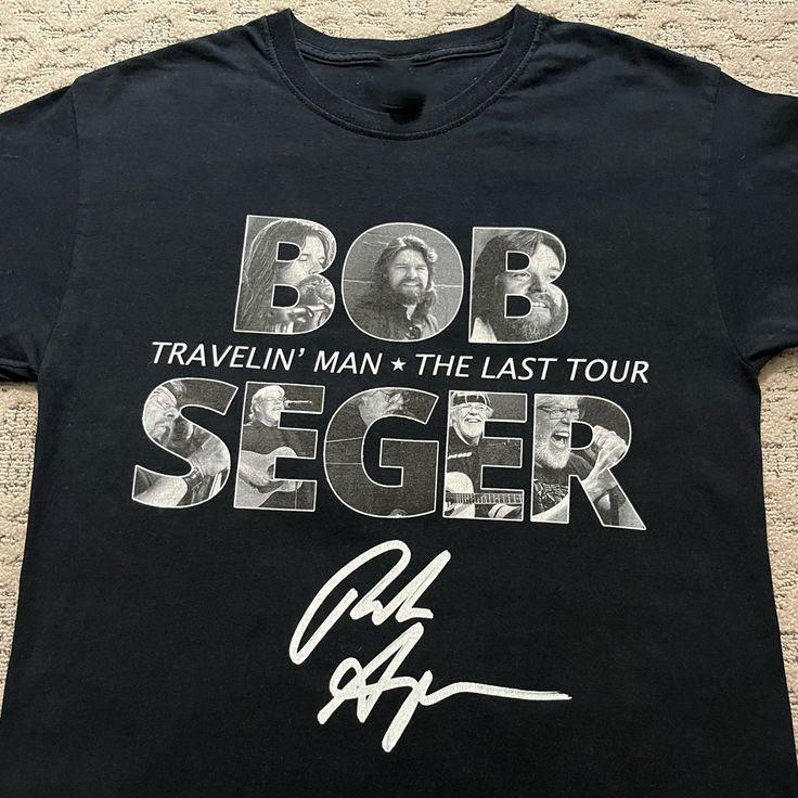 22 Bob Seger Artist Travelin  Man Silver Bullet Last Tour Shirt BL774 Unisex T-Shirt XXL