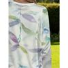 Large Size Women's Spring and Summer New Printed Loose Long-sleeved Tops with Pockets
