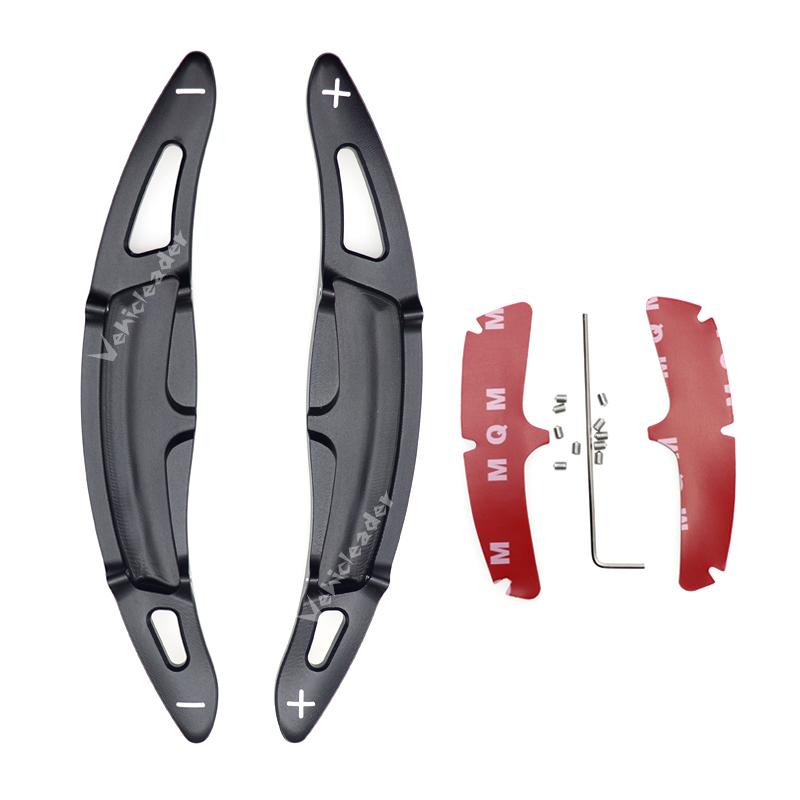 

2x алюминиевый удлинитель рулевого колеса автомобиля для Porsche Panamera Macan Cayenne 911 Boxster Cayman 718 Spyder 918 чёрный