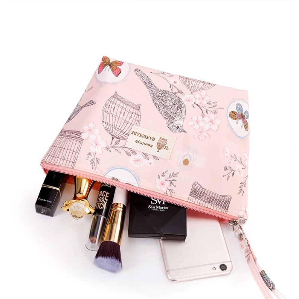 Beach Bag Zipper Wash Pouch Cosmetic Bags Korean Storage Bags Toiletry Handbag Women Clutch Bag
