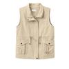 Spring Autumn Ladies Loose Pure Sleeveless Coat Women's Short Waistcoat Jacket Slim Casual Outerwear Vest