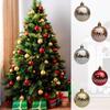 10 Box Christmas Tree Hanging Baubles Decoration Colorful Decorative Ornament Window and Door Ornament Party Supplies