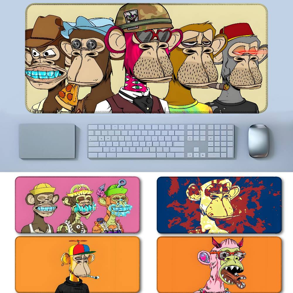 B-Bored A-Ape Mouse Pad Rubber Thicken Overlock Gaming Table Mat Office Computer Keyboard Pad PC Mousepad