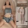 Sex Underwear Sexy Lace Suspender Split Shorts Clothing Set Suspender Large Size Women