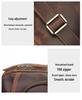 Jiameida Retro Genuine Leather Men's Business Briefcase - Large Capacity Handbag and Laptop Bag