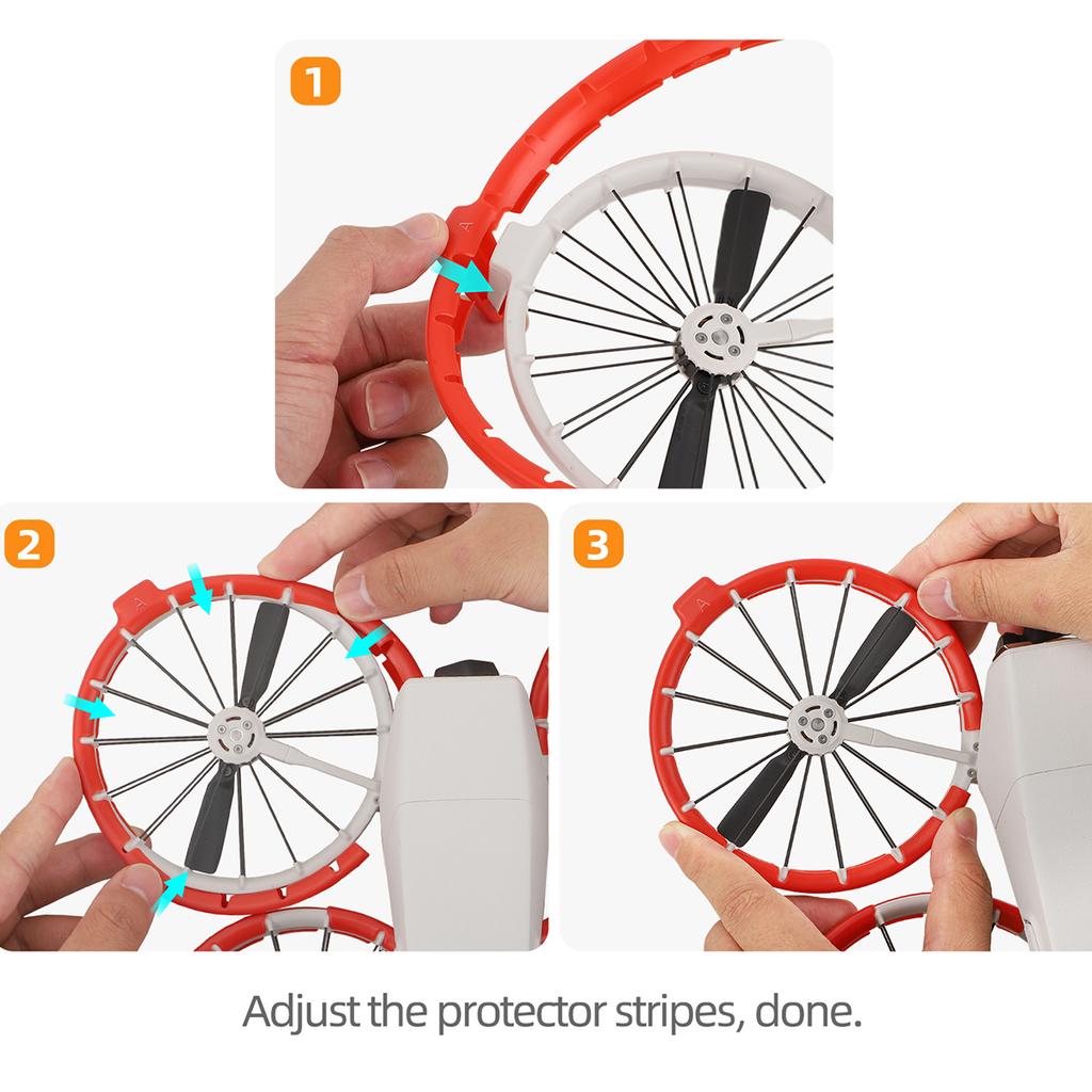 SUNNYLIFE FP-KC960 For DJI Flip Drone Propeller Guards TPE Anti Collision Propeller Edge Protector
