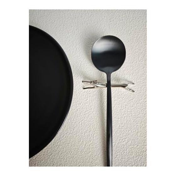 Watsu Life Chopstick Rests - Stainless Steel, Cute Animal Designs (Deer, Dog), Lightweight, Compact, Easy to Clean, Rust-Resistant, Nordic Style