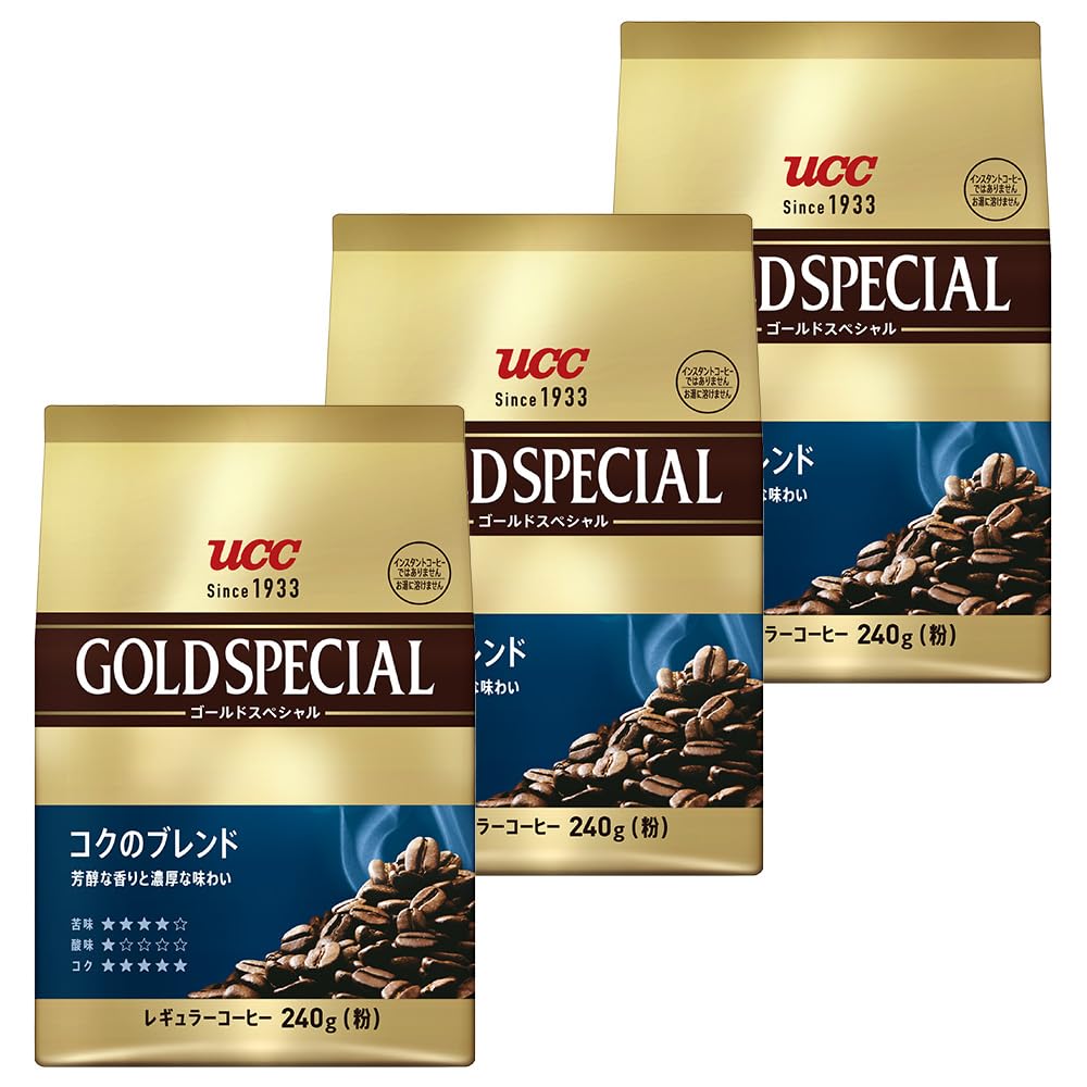 

Gold Special Rich Blend Coffee 720g x 240g Powder, (3 bags)
