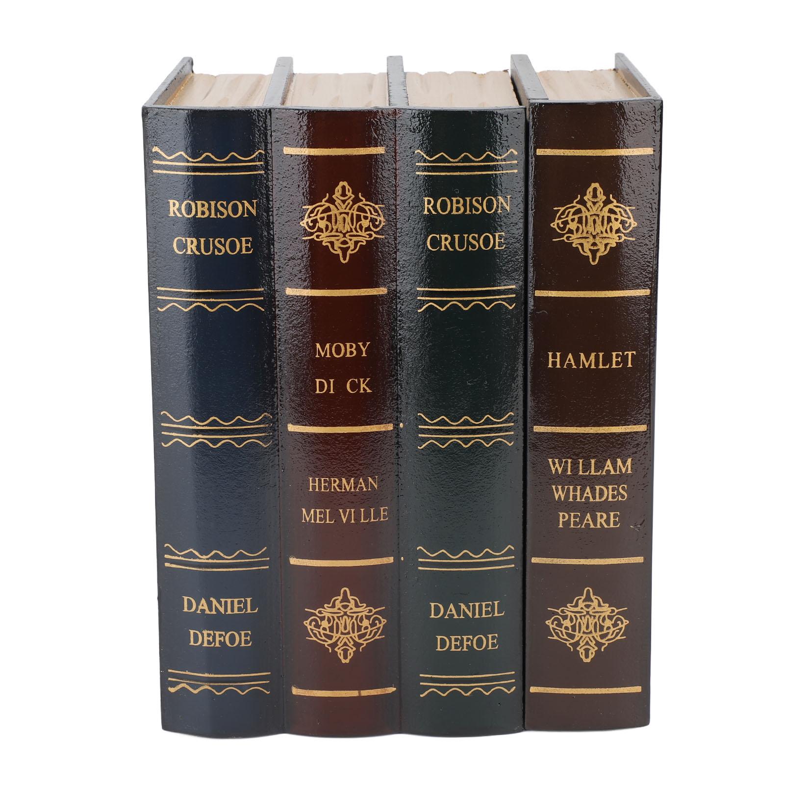 

Коробка для хранения в форме книги Антикварная винтажная из МДФ Универсальная декорация в виде фальшивой книги для кафе, книжной полки, реквизит для фото Type 2