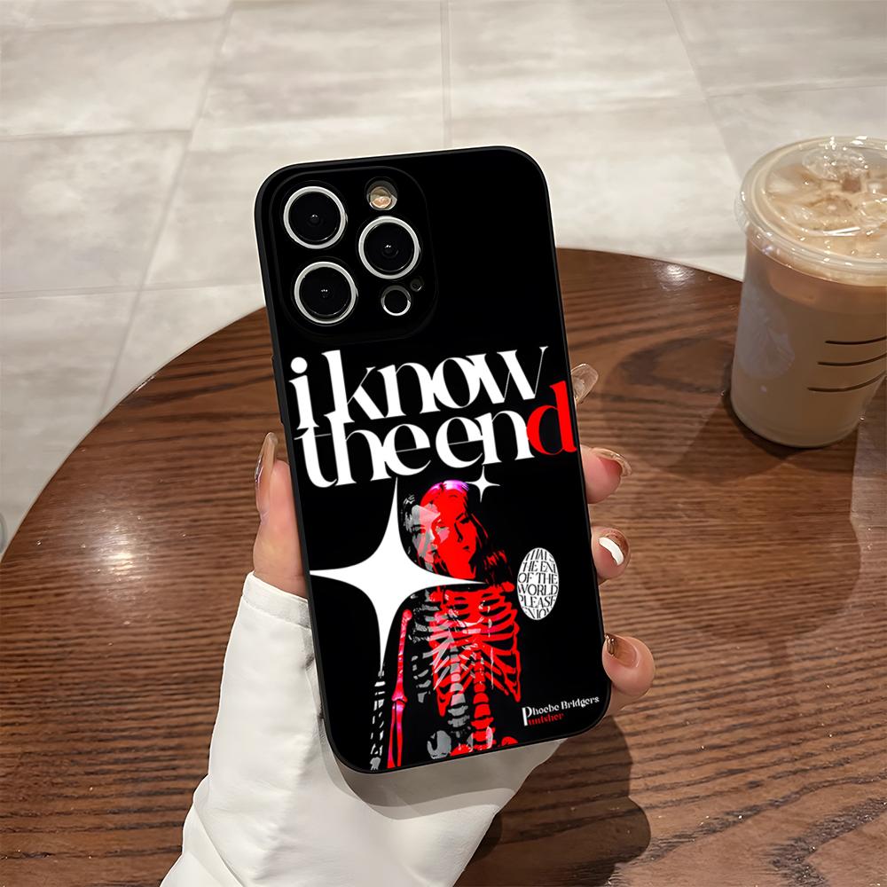 Punisher Phoebe Bridgers Phone Case For 17 Pro Max Iphone 14 Pro Max 12 16 15 13 Pro 11 Xr X Xs 8 7 Plus Back Cover
