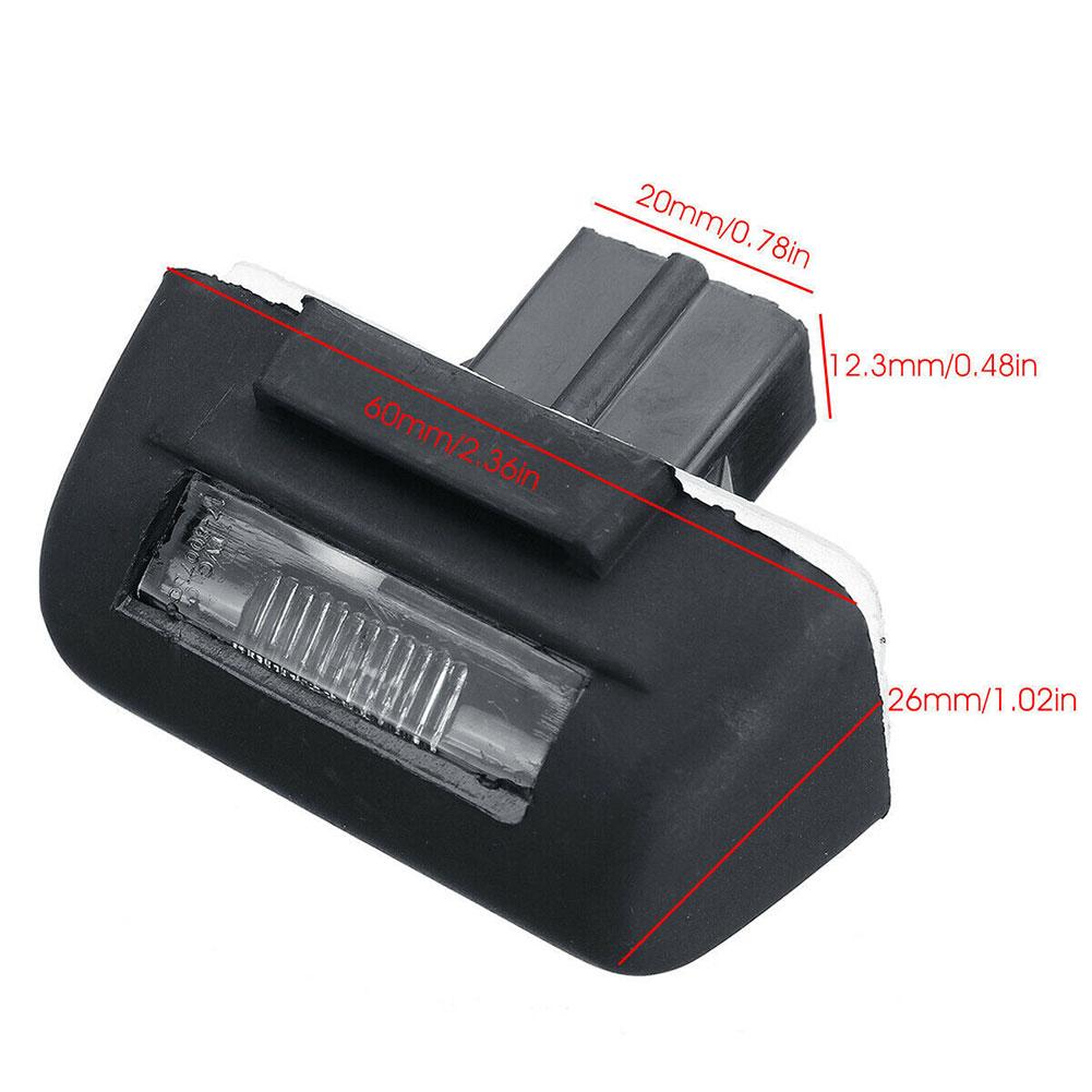 2PCS LED License Plate Lights Universal Car Truck RV Trailer Van Licenses Taillight Waterproof Rear Lamps Tools Accessories