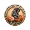 I love Momkey, Monkey commemorative coin