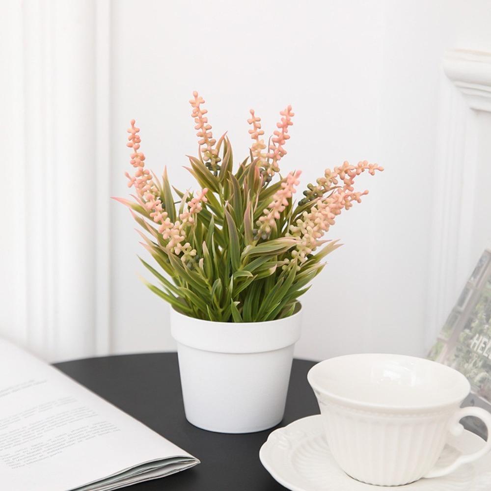 Plastic Plant Artificial Plant Bonsai Fake Flower Simulation Flower Pot Bonsai Plants  Home