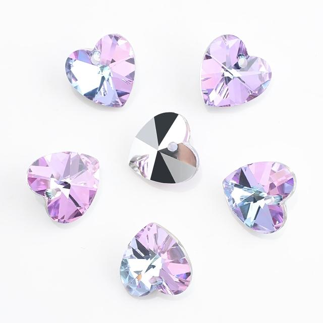 

20 шт./лот, стеклянные бусины в форме сердца, синие 14 мм, материал для поделок, сделай сам, кристалл, подвеска «Любовь», серьги, изготовление ювелирных изделий, ожерелье, аксессуары