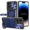 For Motorola Moto G75 5G Case Armor Magnetic Car Holder Ring Phone Case For Moto G75 G 75 MotoG75 Slide Lens Protect Back Cover