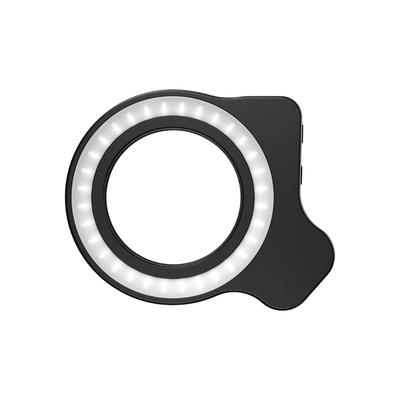 Portable Rechargeable Rings Light For Phone Camera Macro Shot 45 Lighting Mode 3 Color Temperatures 5 Brightness Level
