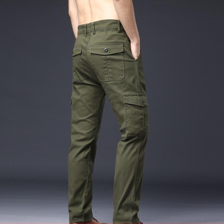 Ležérní Pánské kalhoty Více kapes Cargo Kalhoty Rychleschnoucí Sportovní kalhoty Venkovní turistika Cvičení Dlouhé prodyšné kalhoty