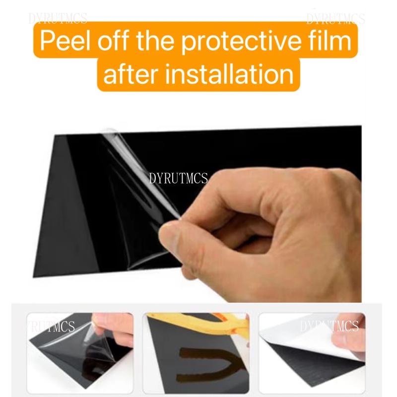 Glossy Black Window Trim Pillar Posts Decal Door Sticker Cover Fit For Hyundai Palisade 2020 2021 2022 2023 2024 Silver Carbon