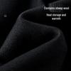 Men's Warm Wool Blend Fleece-Lined Straight Casual Pants