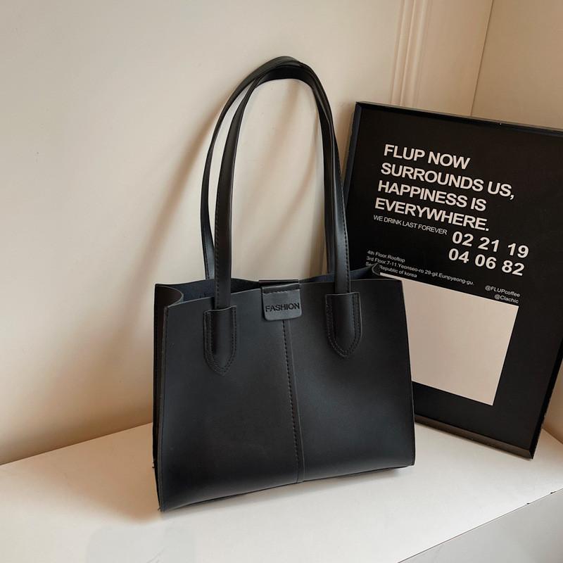 Chic Retro Crossbody Tote Bag With Soft Pu Material Perfect For Casual Everyday Use