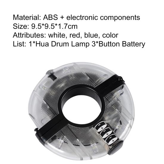 Waterproof Spoke Light 12 Hours Using Time Children Balance Bike Hub Lamp for Night Riding