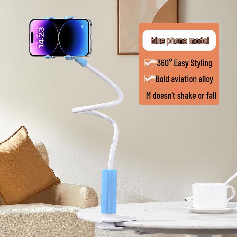 Lazy Person Multifunctional Phone/Tablet Stand for Desk or Bed - Ideal for Live Streaming & TV Viewing