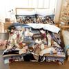 3D Anime Kawai Young Girls Kanokon Beding Set Printed Bed Linen Set With Pilowcase Soft Duvet Cover Soft Single Double Quen Super King-Sized Dimension