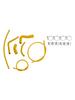 Silicone Radiator coolant Hose Fit For Aprilia RS 660 RS660 2021-2025 Yellow