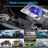 12V Cigarette Lighter Socket 3 in 1 Waterproof Car Dual QC3.0 USB Outlet Panel for RV Marine Boat Power Socket Charger Socket