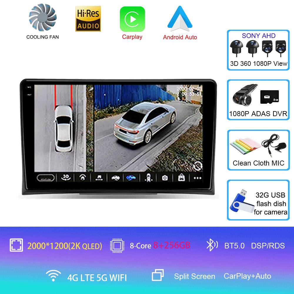 Autoradio Android 14 Carplay Auto Für Volkswagen Multivan T5 2003 - 2015 Multimedia Video Player GPS Navigation Stereo Head Unit