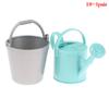 1Set Dollhouse Miniature Bucket Watering Can Model Plant Watering Tool Garden Decor Toy