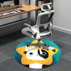 1pc Cat Star Office Round Area Rug, Indoor Mat Suitable ForOffice, Under Office Chairs Bedroom Living Room Home Decor, Room Deco u56