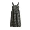 Summer New Product Women's Clothes Cotton Pleated Floral Square Collar Flared Mid-Length Sling Dress 1287798