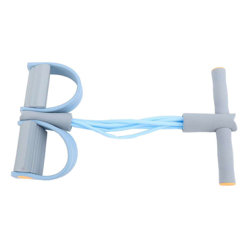 Multifunction Tension Rope 6 Tube Elastic Pedal Puller Resistance Band Fitness Equipment for Abdomen Waist Arm Leg Training