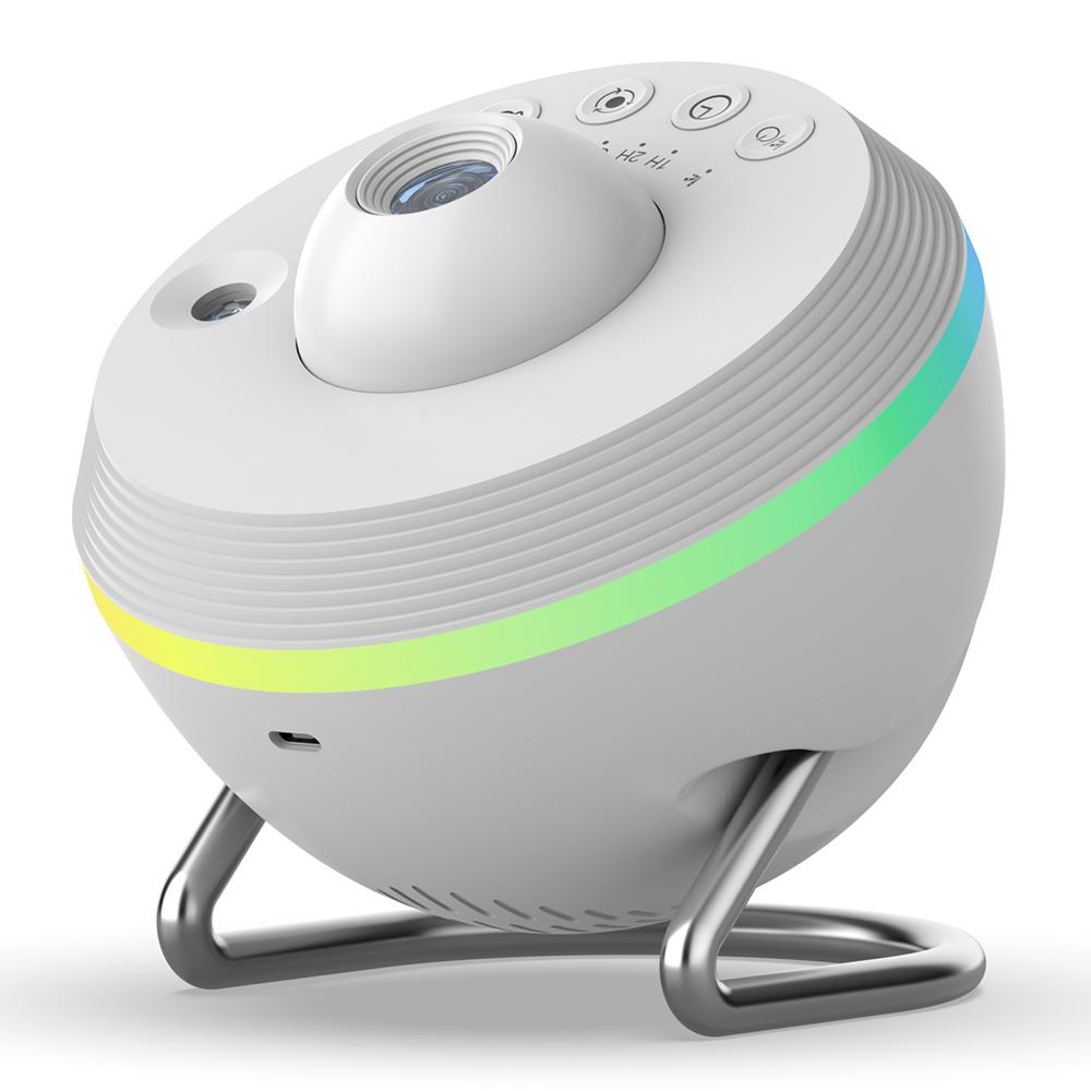 

TKQ01 LED Projection Lamp 1/2H Timing Rotatable Space Ball Projector Meteor Galaxy Ceiling Night Light White