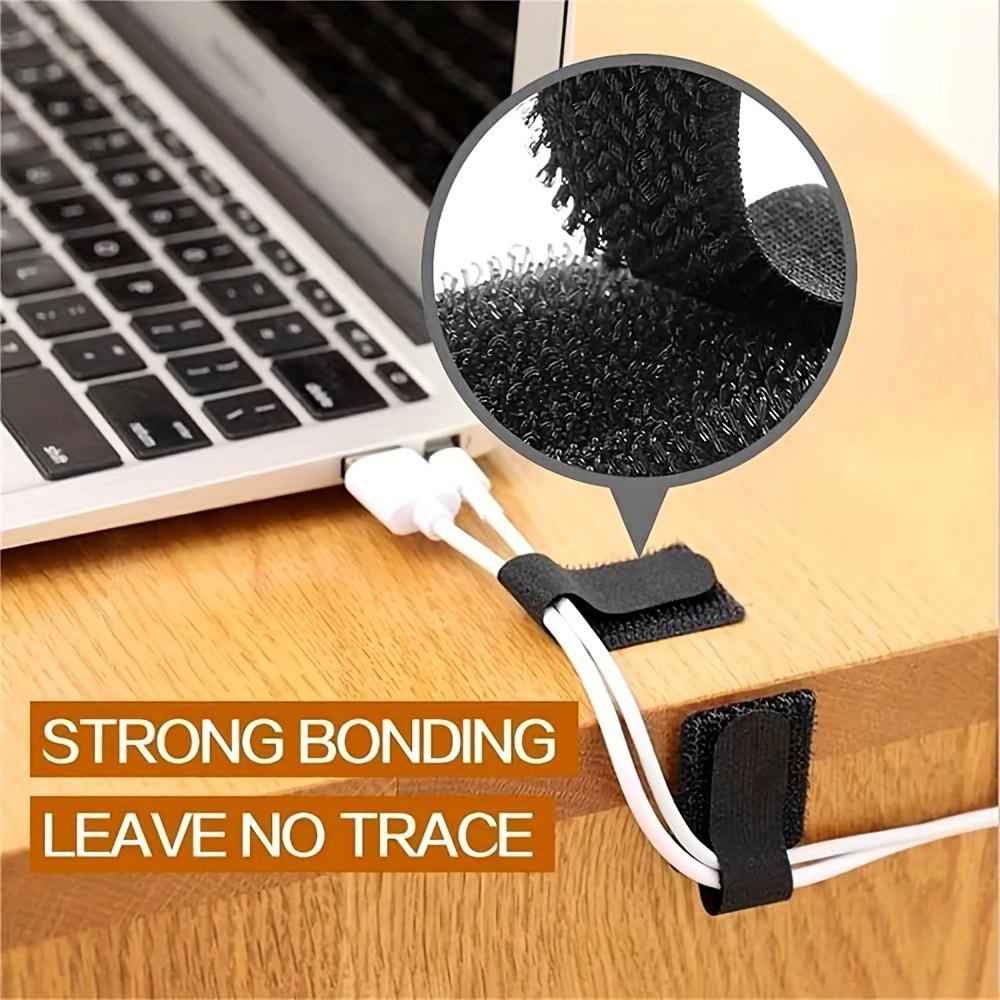 Ties Fastening Wire Reusable Cable Organizer Cord Rope Holder Self Adhesive Adjustable Cord Organizer Straps Desk Management