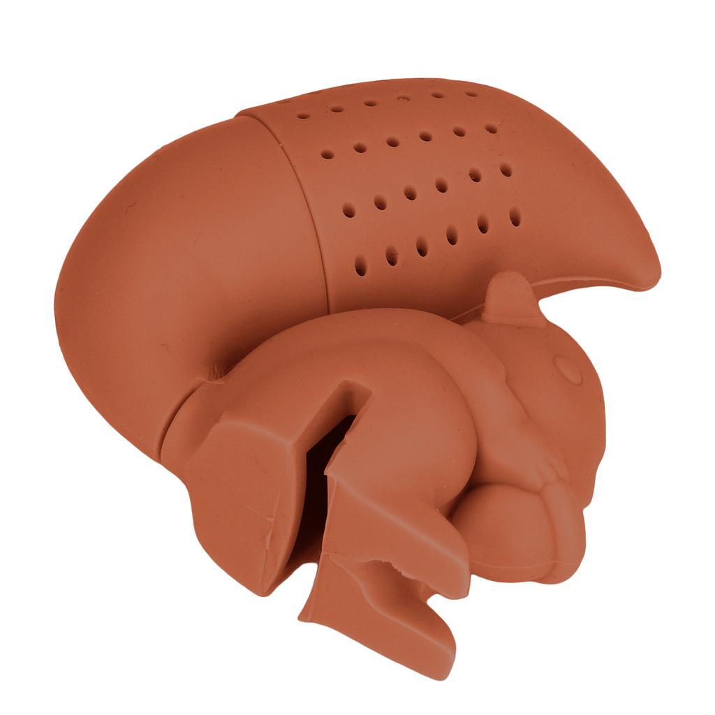 Food Grade Silicone Squirrel Shape Tea Strainer Cute Squirrel Shaped Tea Infuser Filter Coffee