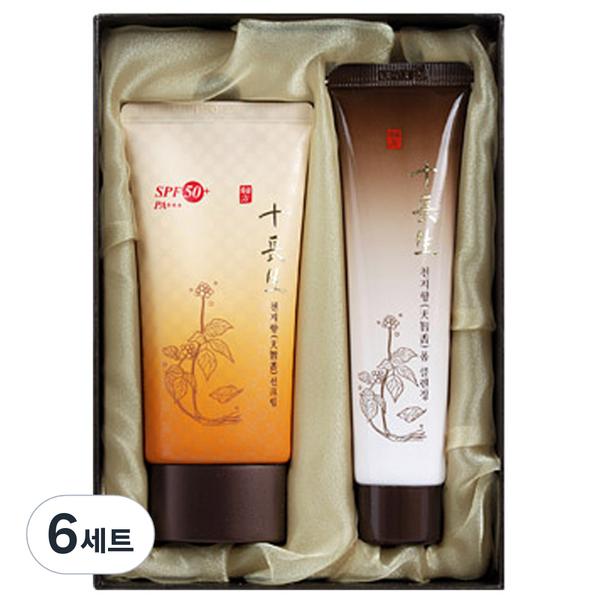 

Rose Senior Cheon Ji -hyang Sun Cream 2 Set, 6 наборов, набор популярной корейской косметики