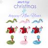 Snake Christmas Zodiac Doll Plush Toy Stuffed Animal Pp Cotton Gift Festive