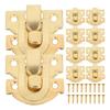 30pcs Wooden Hasp Cabinet Hasp For Jewelry Vintage Buckle Latch Box Latch Iron Box Latches Hardware Fastener