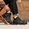 Martin Boots Men's Autumn and Winter Locomotive Low-top Leather Short Boots British Style Men's Medium-top Sports and Leisure Men's Shoes