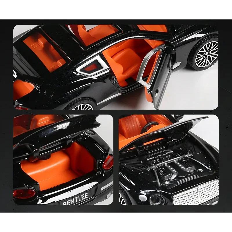 1/32 Bentley Continental GT литая модель автомобиля из металла имитационная модель — фото 5