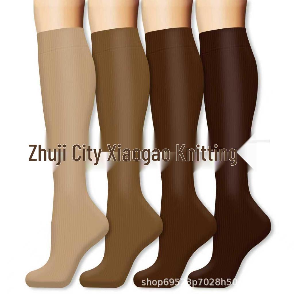 Unisex Long Compression Socks for Cycling, Running, and Marathon