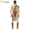 Halloween Maskenball modern primitiv Flanell männlich Wilder lustiges Showkostüm indigenes Kostüm indigenes Kostüm