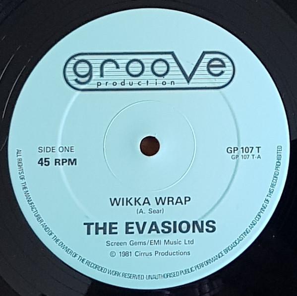 

7inch Record EVASIONS - Wikka Wrap GP107 Groove Producti 1981 UK Dance & Electronica Used