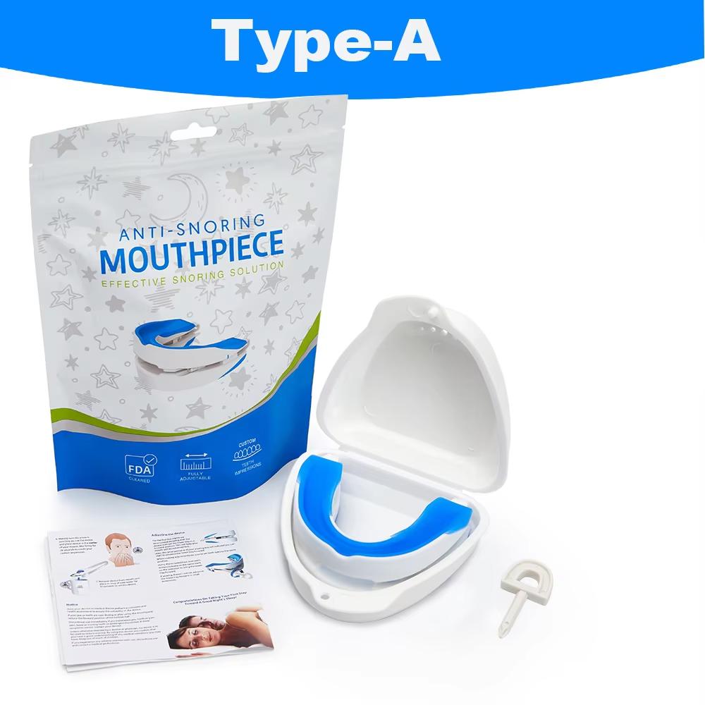 Mouth Guard Anti Snoring Anti-Snoring Mouthpiece Sleeping Aid Apnea Devices Bruxism Snoring Stopper Improve Sleep Mouthpiece